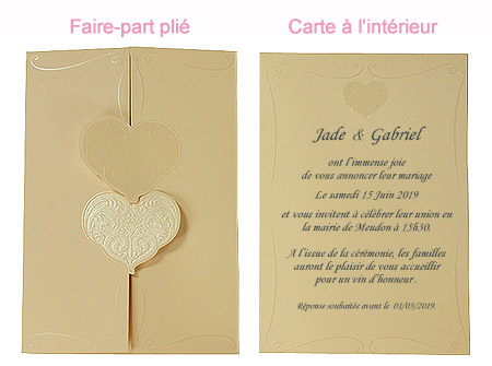 Cartes Invitations Mariage Discount 3 Rabats