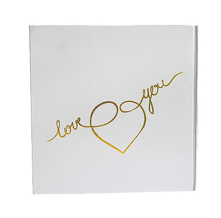 Livre D'or Just Married Love Doré