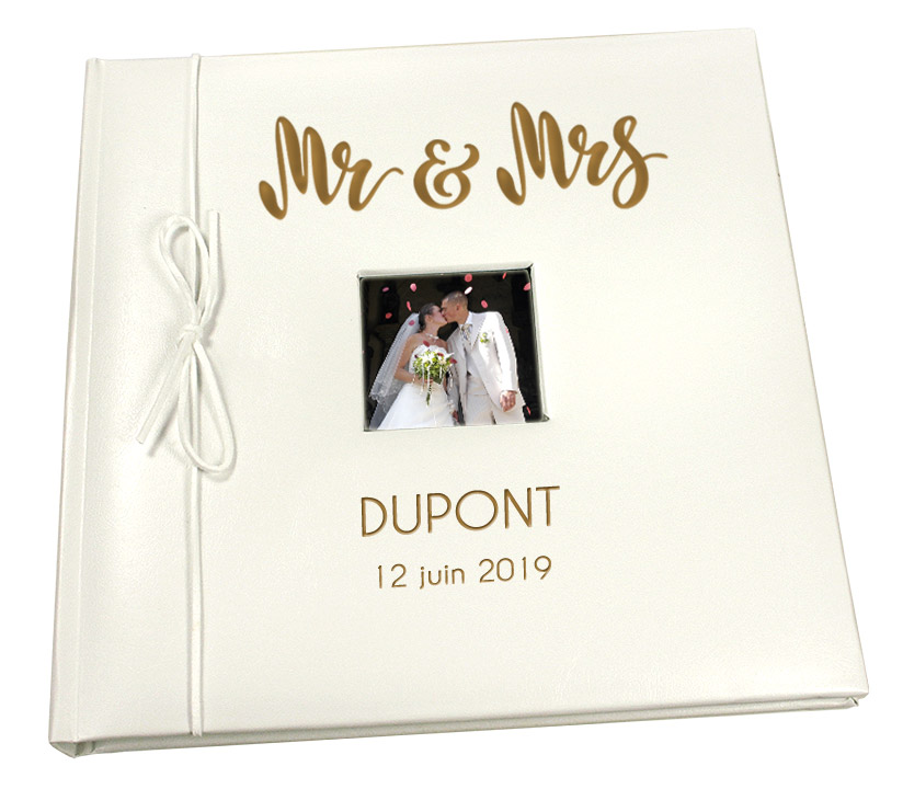 Livre d'Or Personnalisé Mariage Mr and Mrs