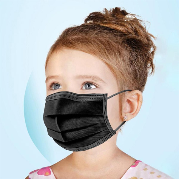 Masque Chirurgical Noir Enfant pas cher