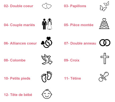 Motifs Pour Boite à Alliances Mariage Personnalisé