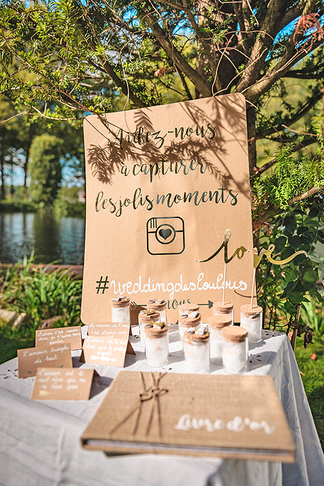 Affiche Photobooth Photos Invités Mariage Page Instagram