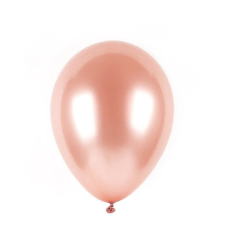 Mini Ballon Baudruche Rose Or Petit Prix