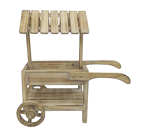 Petit Chariot en Bois 2 Niveaux Pas Cher Candy Bar