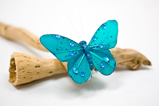 Petit Papillon Turquoise Decoration Table