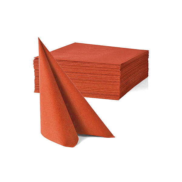 Serviette de table Brique/Terracotta 16.5 cm REF/8083