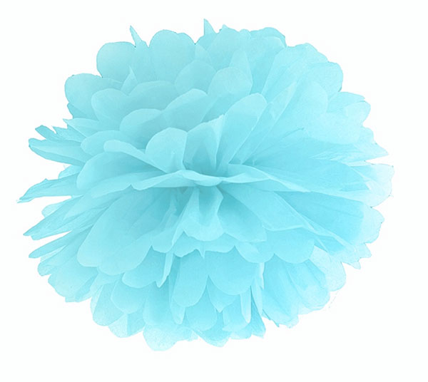 Boule Pompon Papier de Soie 35cm pas cher