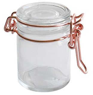 Pot en Verre Rose Gold Style Confiture