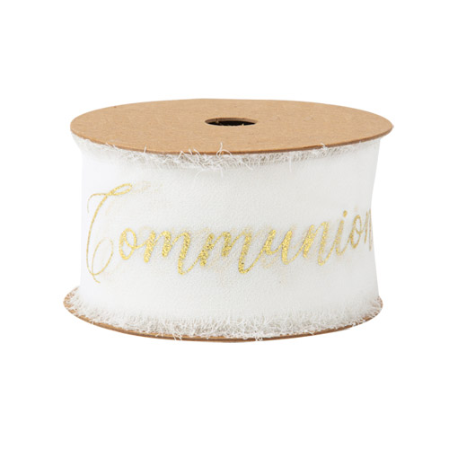 20 serviettes jetables Communion dorées croix