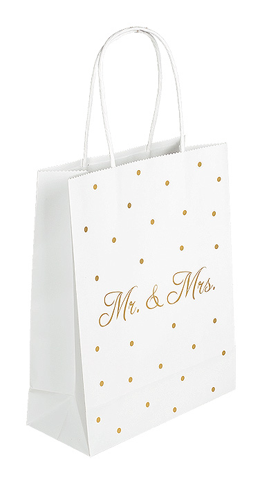 Sac Cadeau Invités Mariage Mr Mrs Doré