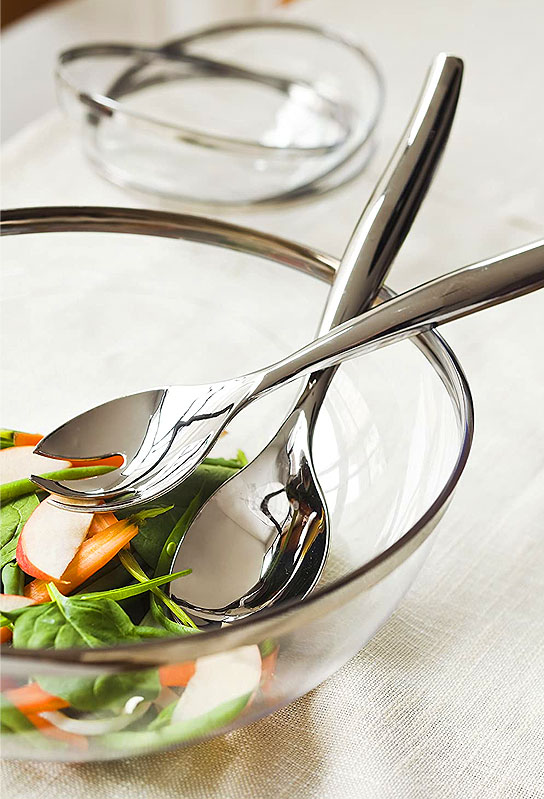 Saladier Transparent Service Salade Buffet Mariage