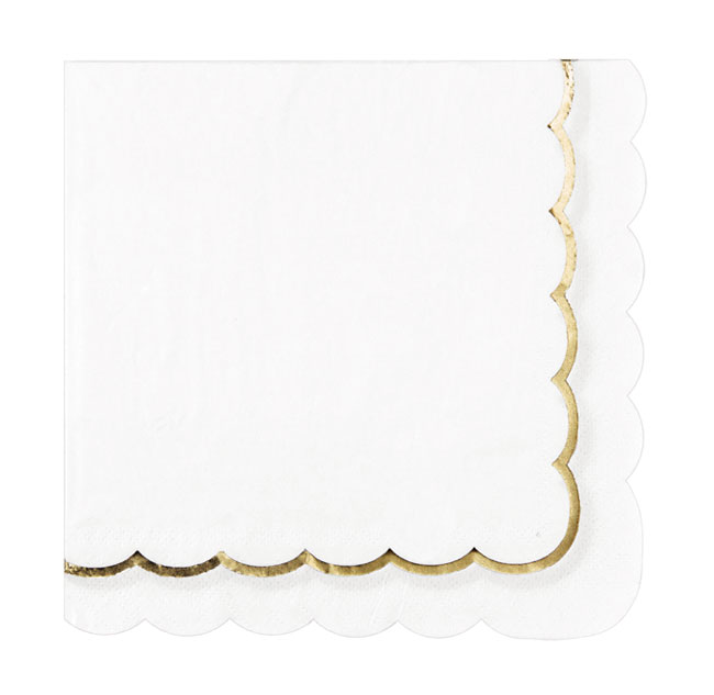 Serviettes Jetables, Paillettes Dorées Serviette De Table, Blanc Serviette  En Papier, 33X33Cm 80 Pièces Serviettes De Fête, [u5167] - Cdiscount Maison