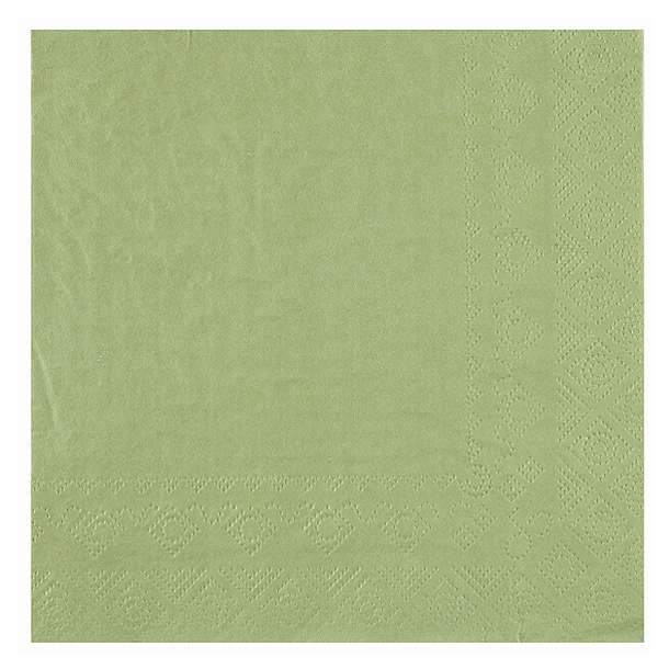 Serviette en papier vert d eau