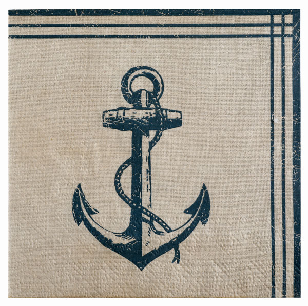 Serviettes Thème Bord de Mer