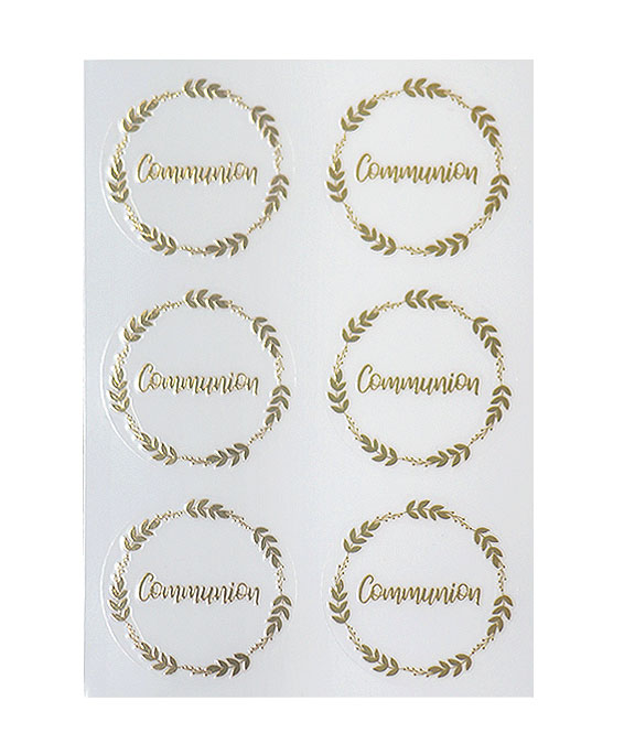 Sticker personnalisé / autocollant personnalisé mariage rond 4cm