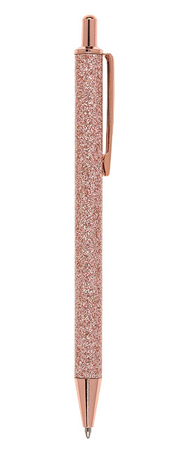 Stylo Rose Gold Pailletté Scintillant