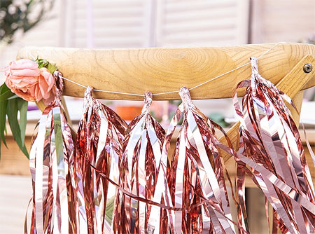 Guirlande Tassel Fetes Rose Gold