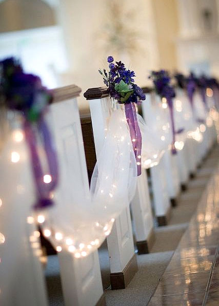 Rouleau de Tulle Décoration Salle Mariage DIY Fleurs et Lumières Led