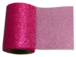 Tulle Luxe Brillant Fuschia