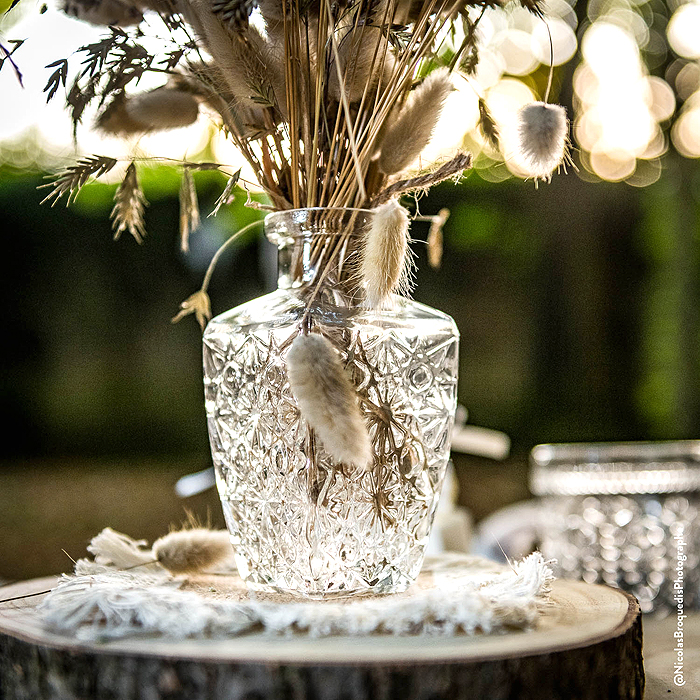 Vase à fleurs en acrylique Vases d'art décoratif Centres de table
