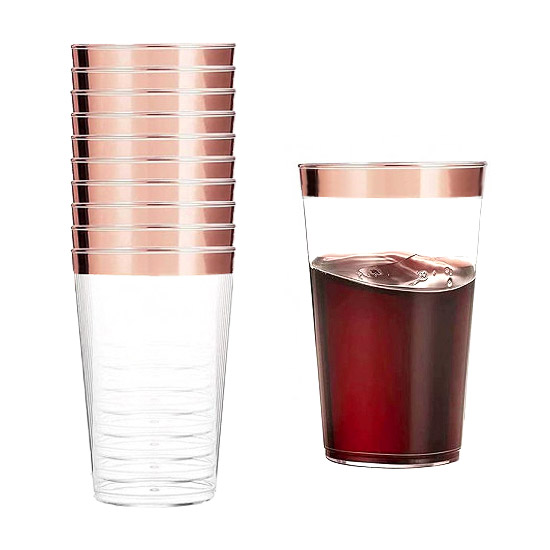 Verre plastique : gobelet plastique rigide