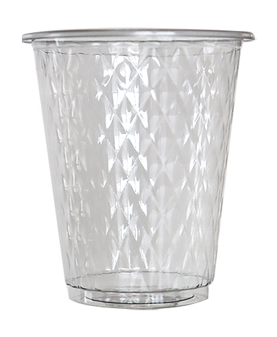 Verres Plastiques Diamant Réutilisables x 25